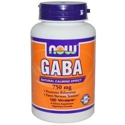 NOW FOOD Gaba 750mg 100 kapsułek